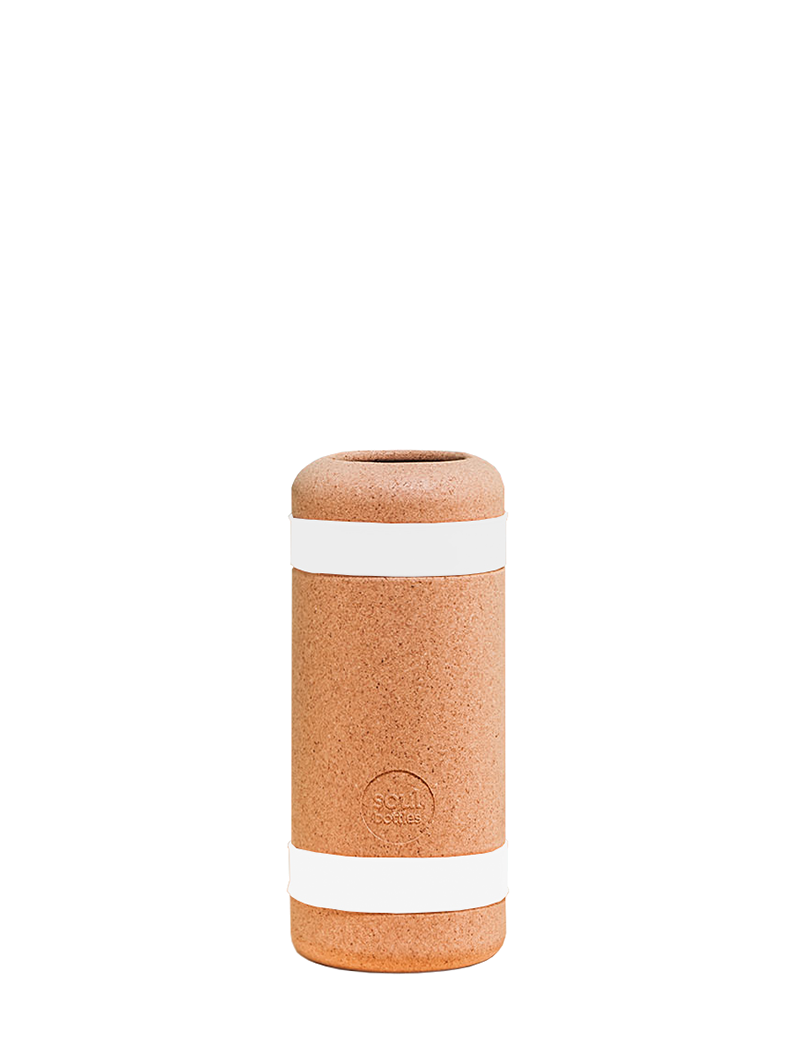 soulsleeve • Schutzhülle aus Kork für 600ml soulbottles, weiss