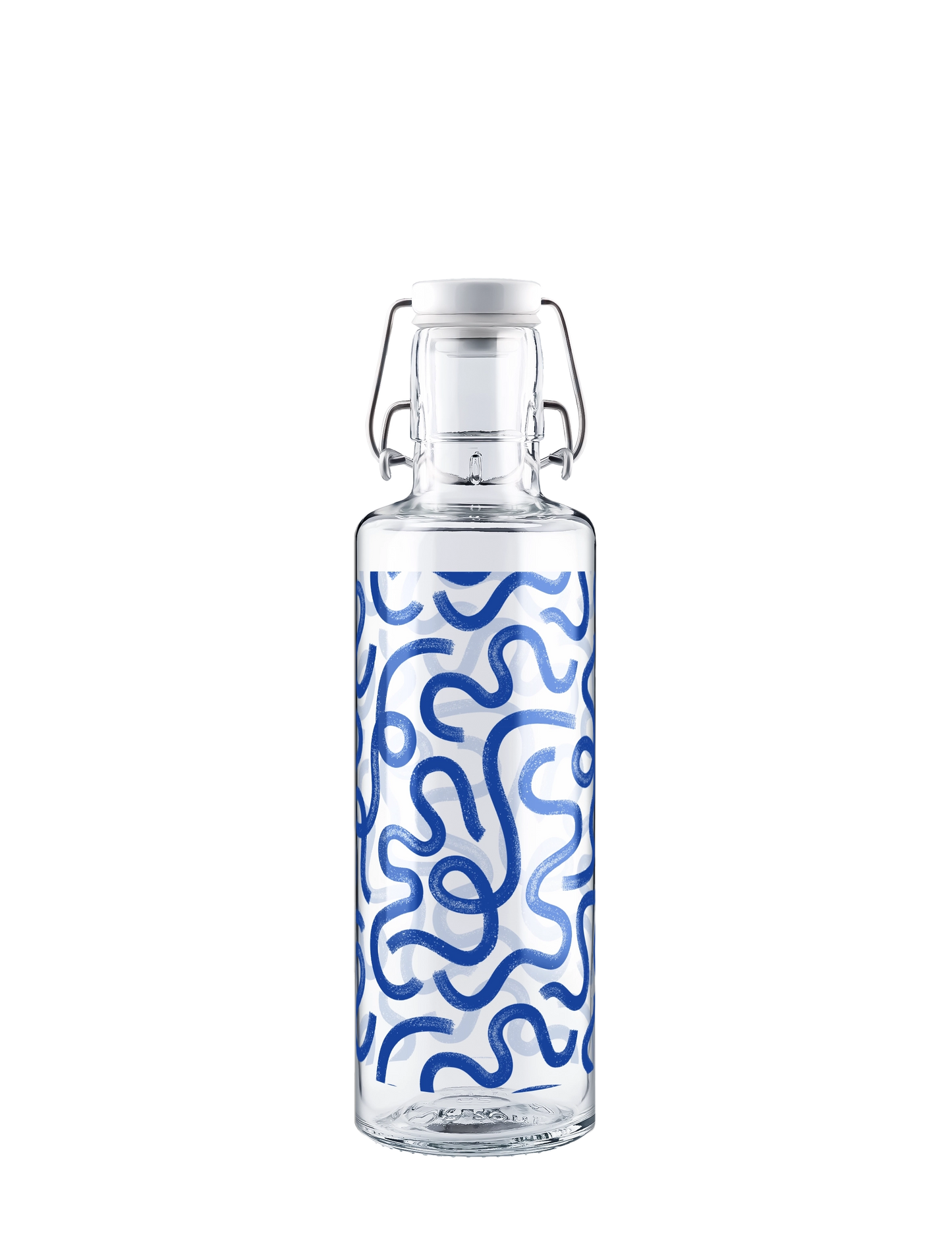 soulbottle • Trinkflasche aus Glas 600ml loopy waves