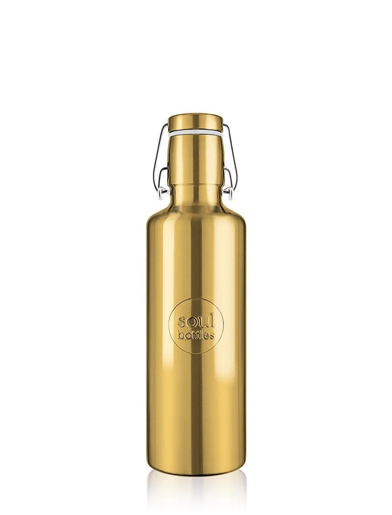 soulbottle steel light • Trinkflasche aus Edelstahl 750ml gold