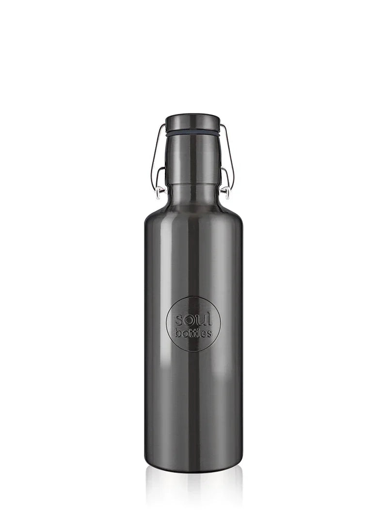 soulbottle steel light • Stainless steel water bottle 750ml obsidian