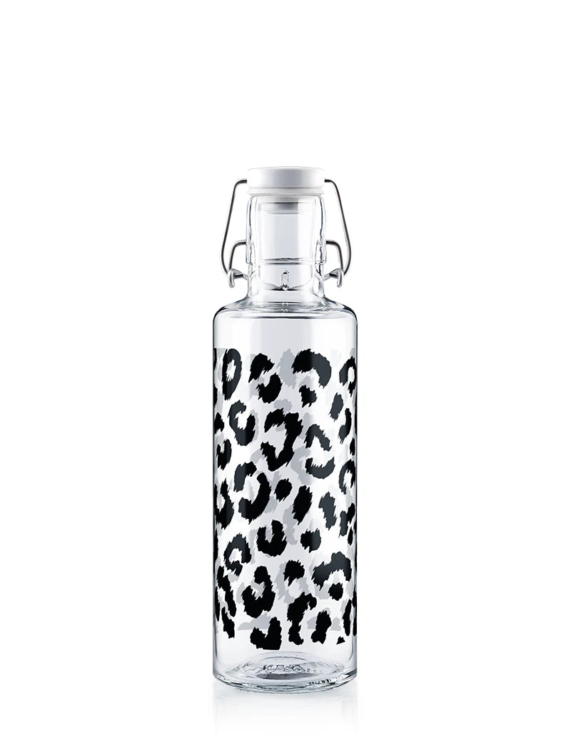 soulbottle • Trinkflasche aus Glas 600ml leo