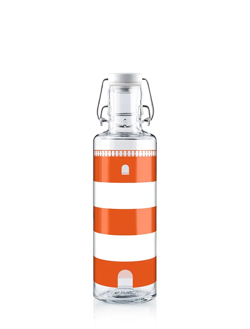 soulbottle • Trinkflasche aus Glas 600ml lighthouse